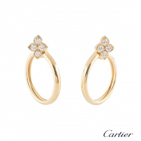 Cartier Yellow Gold Hindu Diamond Earrings Cartier Yellow Gold Hindu Diamond Earrings